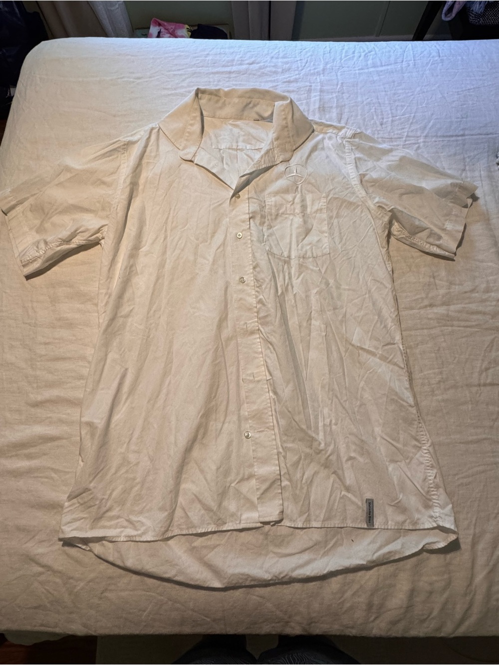 Vintage Mercedes-Benz Short-Sleeve Button-Up Shirt
